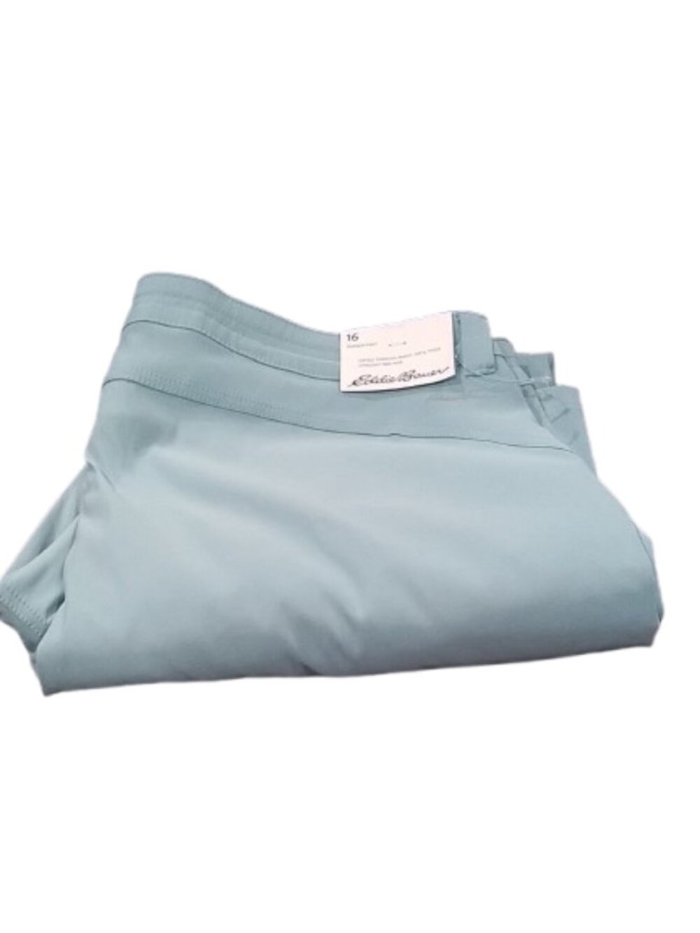 Women's Eddie Bauer Rainier Mid Rise Straight Leg Travel Pants - Seablue - 16